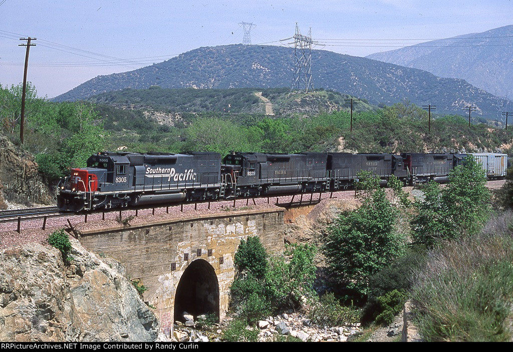 SP 8305 West on ATSF Cajon Pass